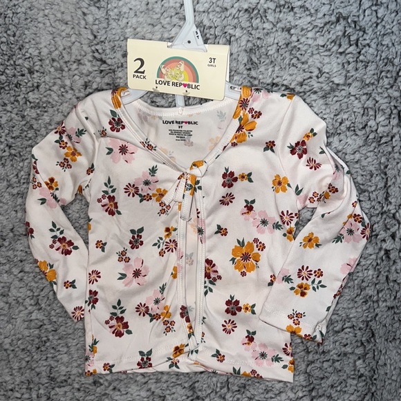 3T Floral Tank Top and Cover Up, Love Rep❤️blic - Picture 3 of 3